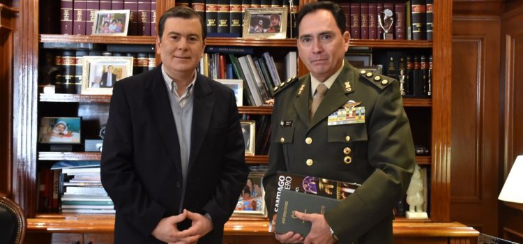 Delegado del Estado Mayor del Ejército  visitó de manera protocolar al Gobernador