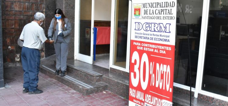 La Municipalidad de la Capital reabrió las oficinas de la Dirección de Rentas